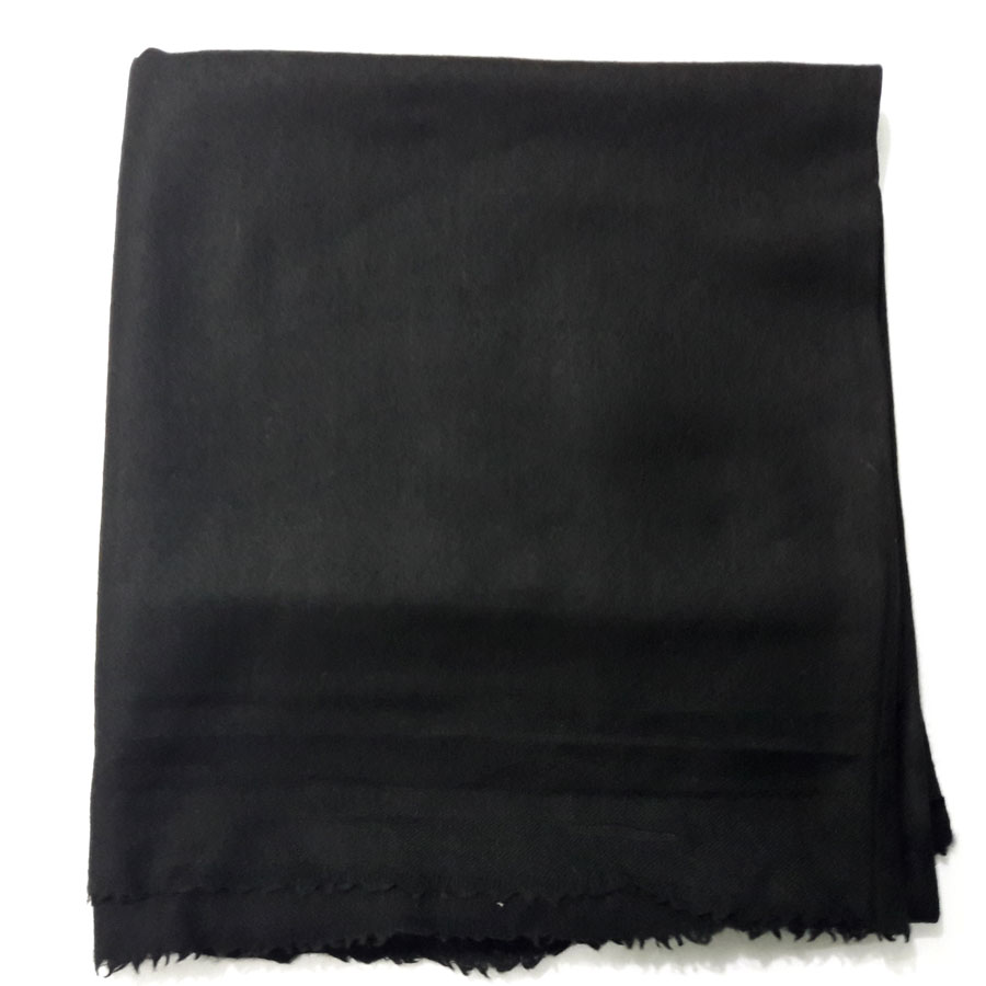 Woolen Pashmina Black Color Kashmiri Lohi Shawl SHL-074